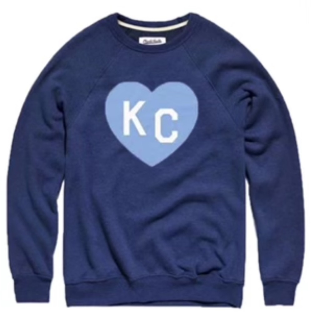 Charlie Hustle KC Heart Crewneck Sweatshirt
